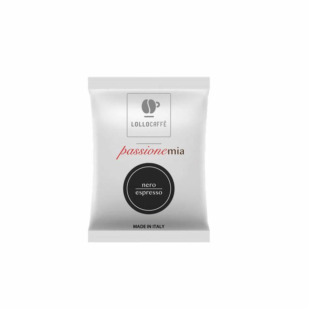Lollocaffè Kaffeekapseln Espresso Nero, kompatibel mit Lavazza A Modo Mio, 30 Kapseln à 7.5 g