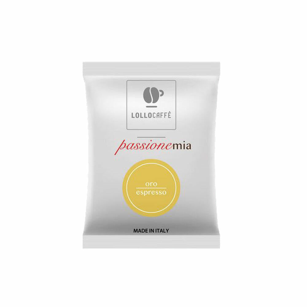 Lollocaffè Kaffeekapseln Espresso Oro, kompatibel mit Lavazza A Modo Mio, 30 Kapseln à 7.5 g