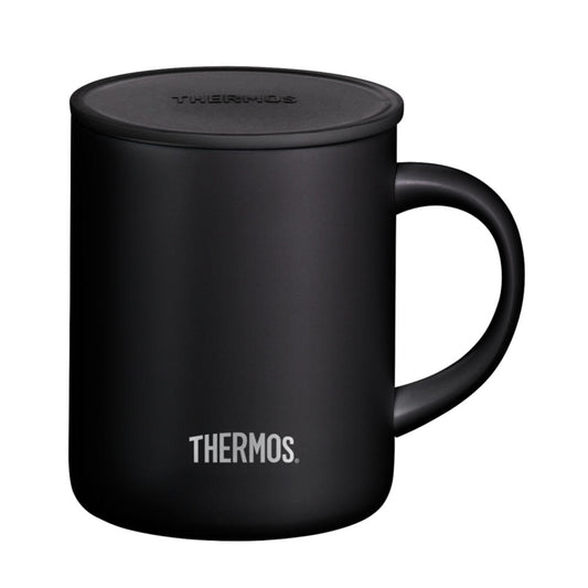 Thermos Isoliertrinkbecher Longlife Mug, Thermobecher, Kaffeebecher, Tasse, Edelstahl, Schwarz, 350 ml, 4071.232.035