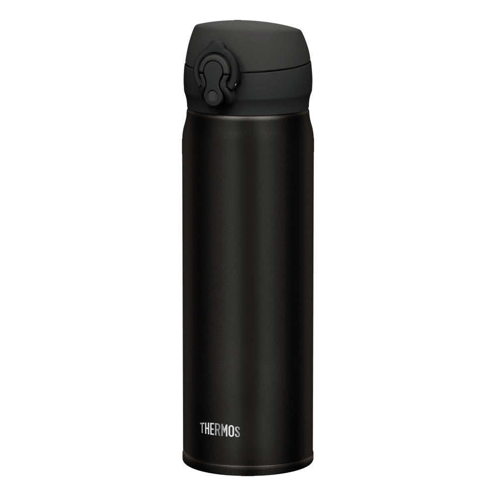 THERMOS Thermosflasche Ultralight, Trinkflasche, Iso Flasche, Leicht, Edelstahl, Matt Black, 0.5 L, 4035.232.050