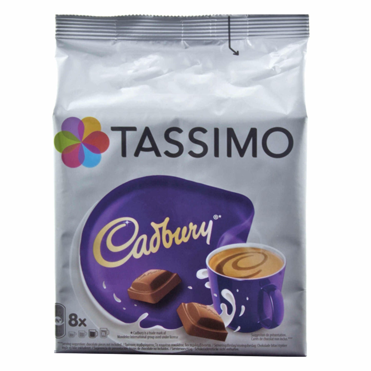 Tassimo Cadbury Kakaospezialität, Kakao, Schokolade, Kapsel, 8 T-Discs / Portionen